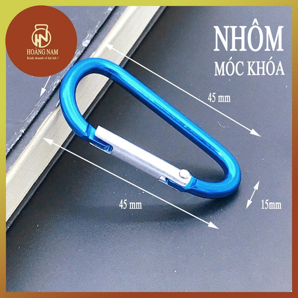 Combo 10 Móc Khóa Nhôm Chữ  45mm x 23mm - Giải pháp tiện dụng cho việc móc treo và liều trại camping dụng cụ
