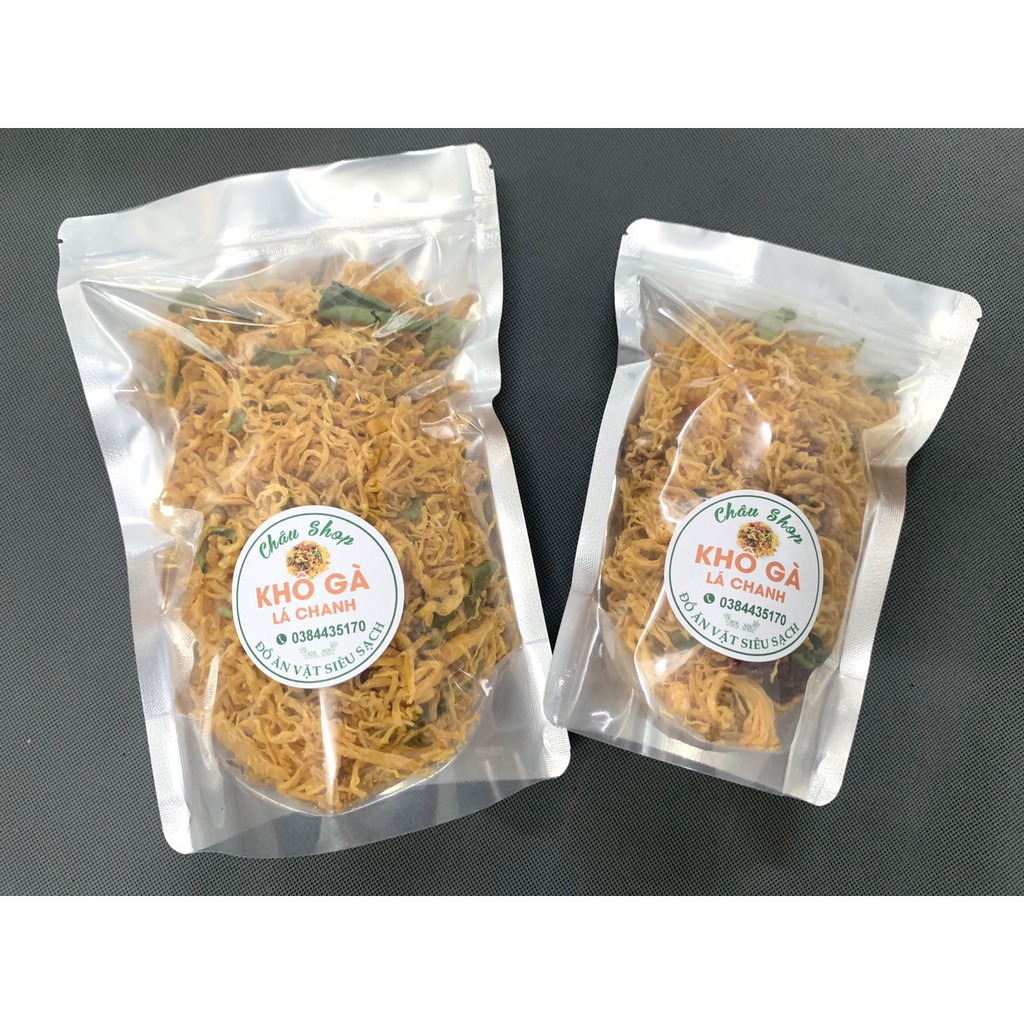 Khô gà lá chanh nhà làm thơm ngon, vệ sinh (500gram-1kg)