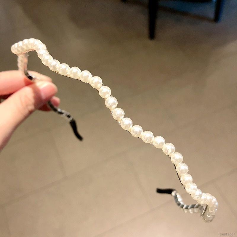 Cài tóc đính hạt ngọc trai giả thủ công phong cách Hàn Quốc thời trang dành cho nữ