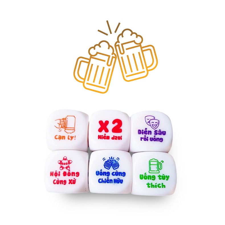 Xí ngầu ăn nhậu vui nhộn, chơi ăn nhậu uống bia vui nhộn phiên bản tiếng Việt - Do_luu_niem