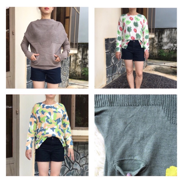 🌳🌳 Áo len dài tay free size 60kg trở xuống