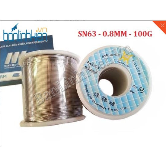 Thiếc Hàn SN63 50G 0.8MM