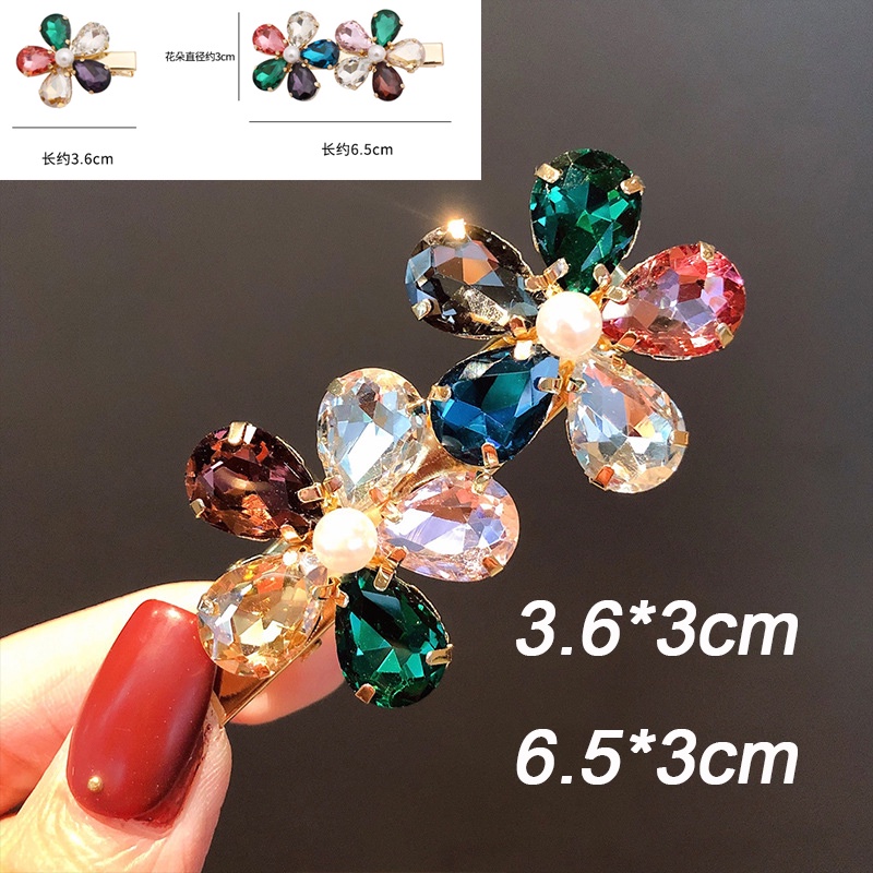 Kẹp Tóc Đuôi Ngựa Mini Hình Hoa Màu Kẹo Thời Trang Hàn Quốc Cho Nữ