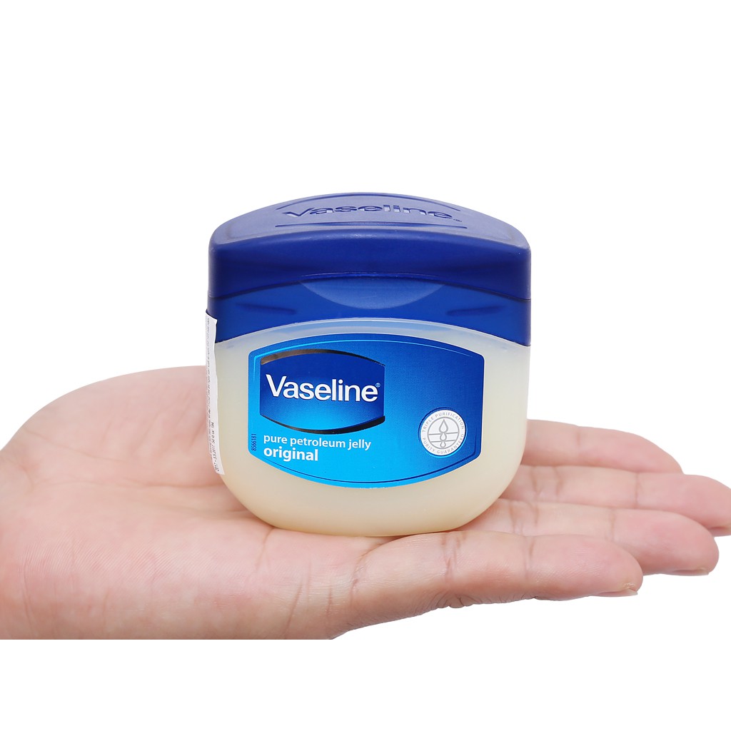 Vaseline dưỡng ẩm - Sáp dưỡng ẩm Vaseline 49g pure petroleum jelly