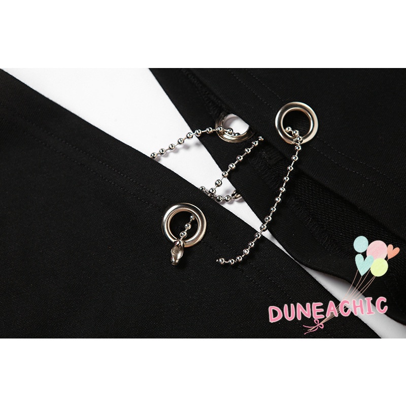 Quần Dài Lưng Cao Ống Đứng Phối Dây Xích Thời Trang Quyến Rũ Cho Nữ