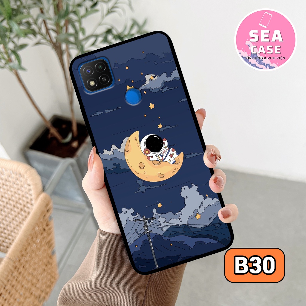 Ốp lưng XIAOMI REDMI 9C hình vũ trụ,hoạt hình,phi hành gia – ốp nhựa chống trầy,chống va đập