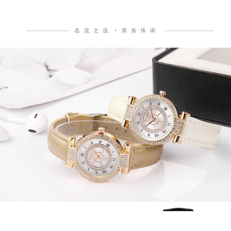 Đồng Hồ Nữ Thời Trang MODIYA Dây Da Cao Cấp  Đính Đá Sang Trọng Quý Phái ( Mã: MO11) | BigBuy360 - bigbuy360.vn