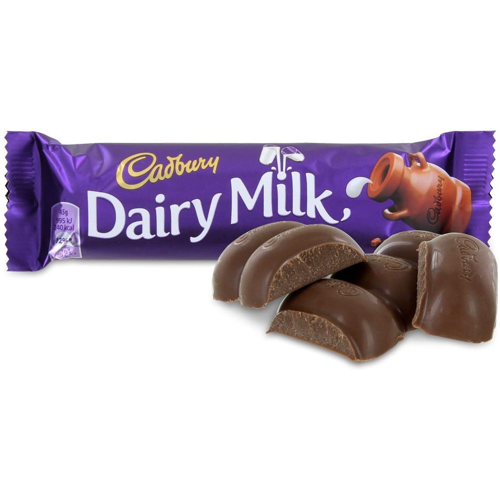 (5 vị) Chocolate Cadbury Dairy Milk thanh 40gr