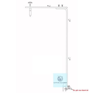 GIÁ TREO ĐÈN BỂ CÁ SUNSUN T3