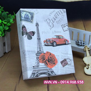 Album ảnh 13x18 100 hình họa tiết Vintage - Combo in ảnh