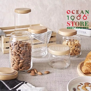 Bộ 6 Lọ Thủy Tinh Pop Jar Ocean Tùy Chọn Kiểu Nắp – B02536 – 1000ml