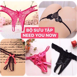 Bộ 5 quần lót sexy ren lưới đồ lót chữ T quyến rũ Nhật Bản