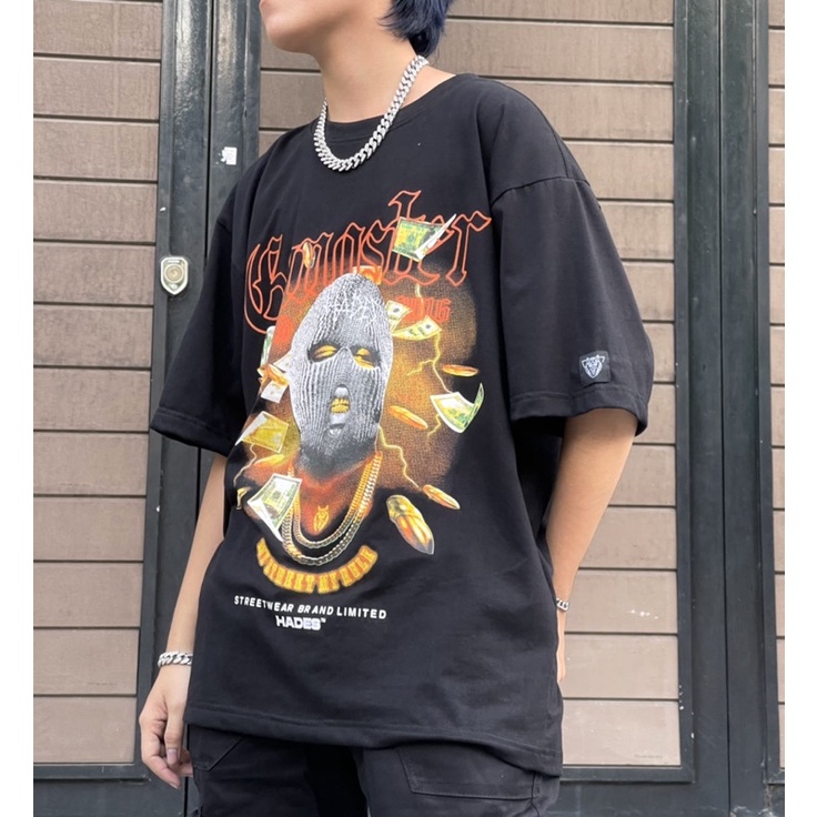 Áo thun hades Gangsta tee Nam nữ Full tag | BigBuy360 - bigbuy360.vn