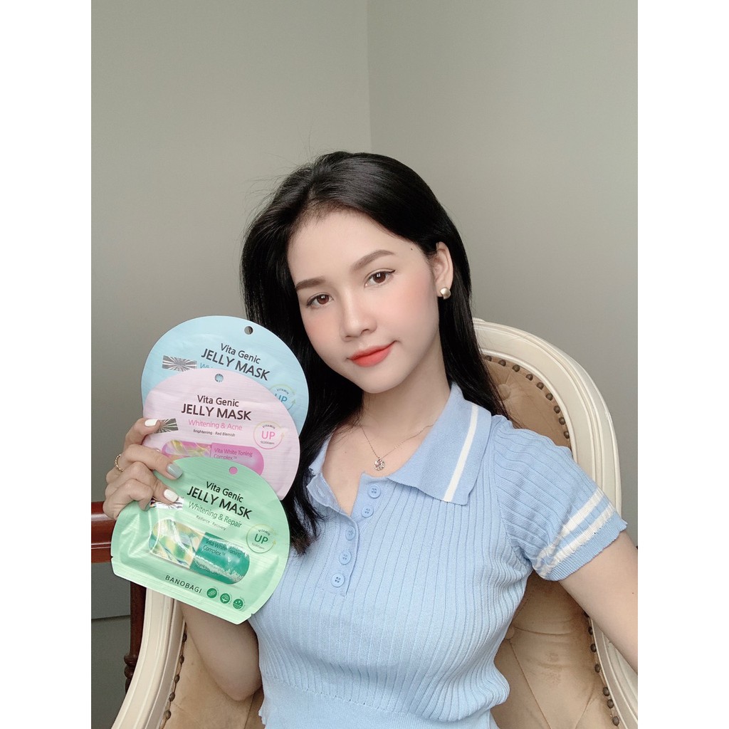 Mặt Nạ Viên Nhộng Cải Tiến BANOBAGI VITA GENIC JELLY MASK Dòng WHITENING