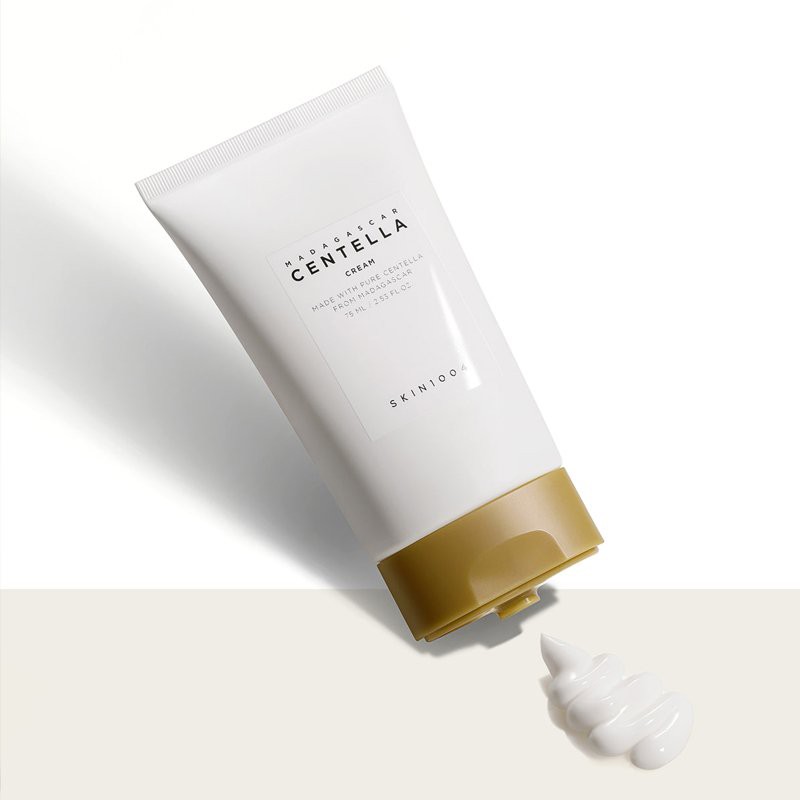 Skin004  Kem dưỡng da giảm mụn Rau Má Skin1004 Madagascar Centella Soothing Cream 75ml