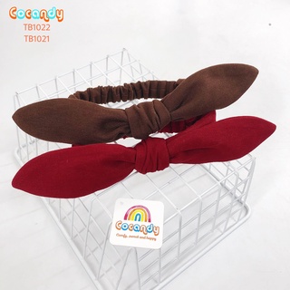 Phụ kiện cho bé -Turban nhung đỏ dễ thương cho bé của COCANDY mã TB1021