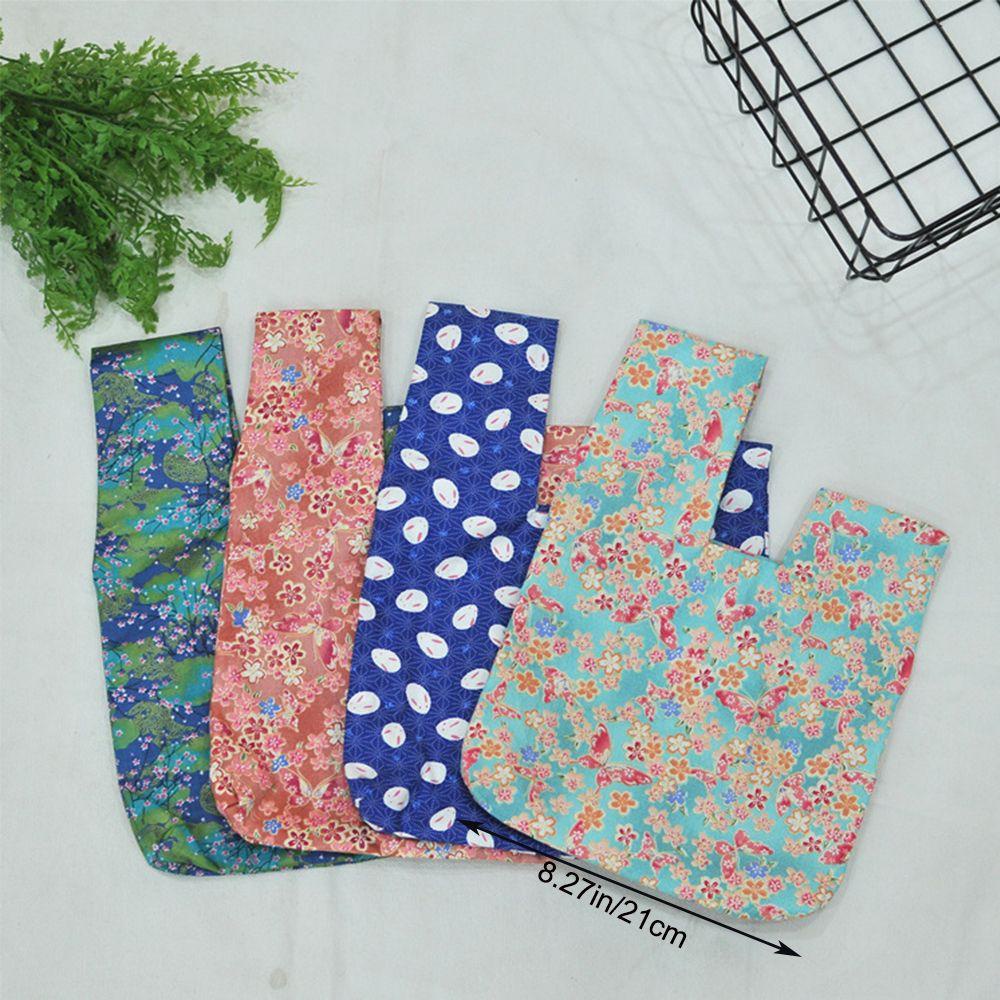 Luol Ốp Điện Thoại Di Động Bằng Vải Bạt Cotton Họa Tiết Nhật Bản Có Dây Đeo Cổ Tay