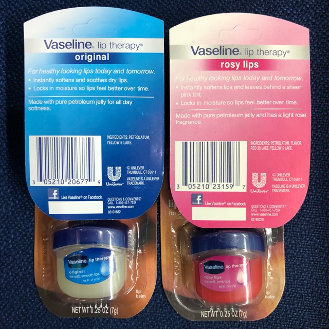 son dưỡng môi chống nẻ Vaseline Lip Therapy