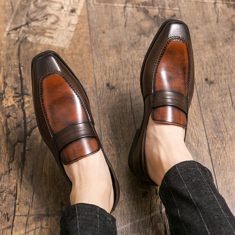 Elegant fashionable loafers for large men 38 - 48