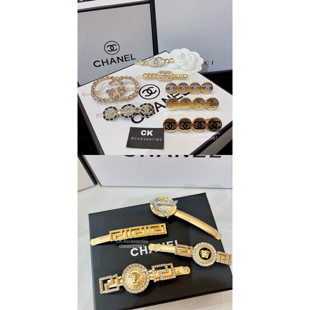 Tổng hợp Kẹp tóc nữ đá chữ Sang chảnh Kẹp nửa đầu kẹp mái cực xinh đa năng