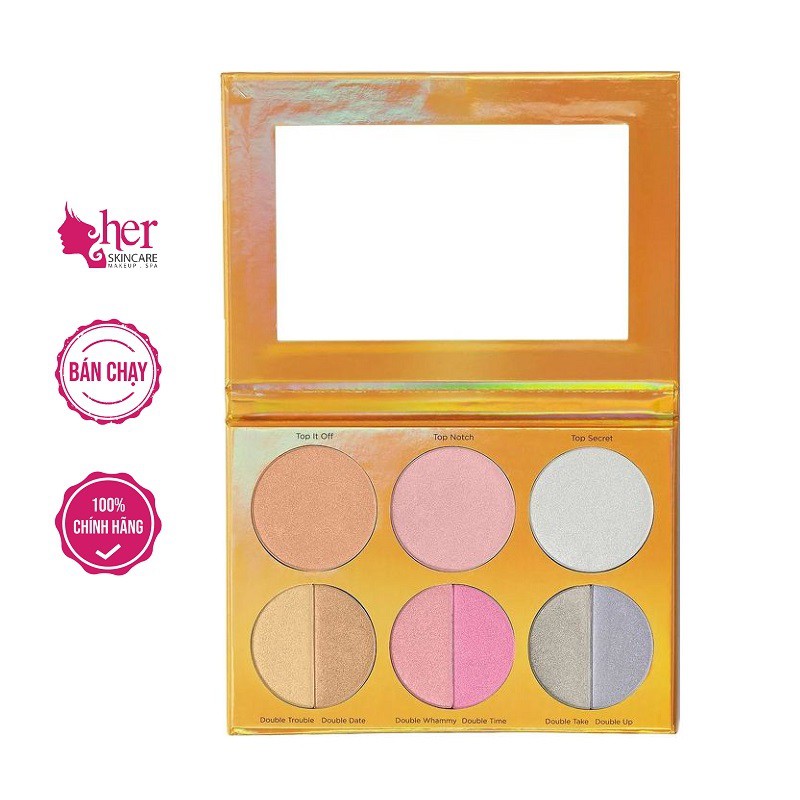 [HÀNG LỖI] Phấn Bắt Sáng Bh Cosmetic Duolight Highlight 9 Color Palette