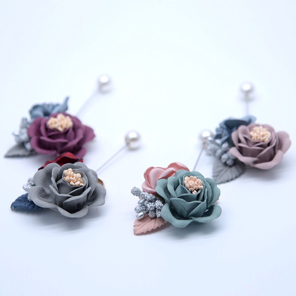 Ghim cài áo đính ngọc trai nhân tạo xinh xắn