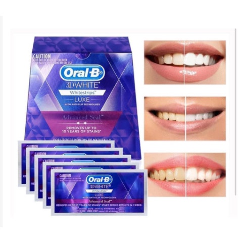 Miếng dán trắng răng Oral B hộp 14 miếng