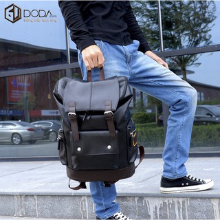 Balo Da Nam - Balo Da Hàn Quốc GU6605 w9830 Chất Liệu Da Cao Cấp Chống Nước Thời Trang 2019