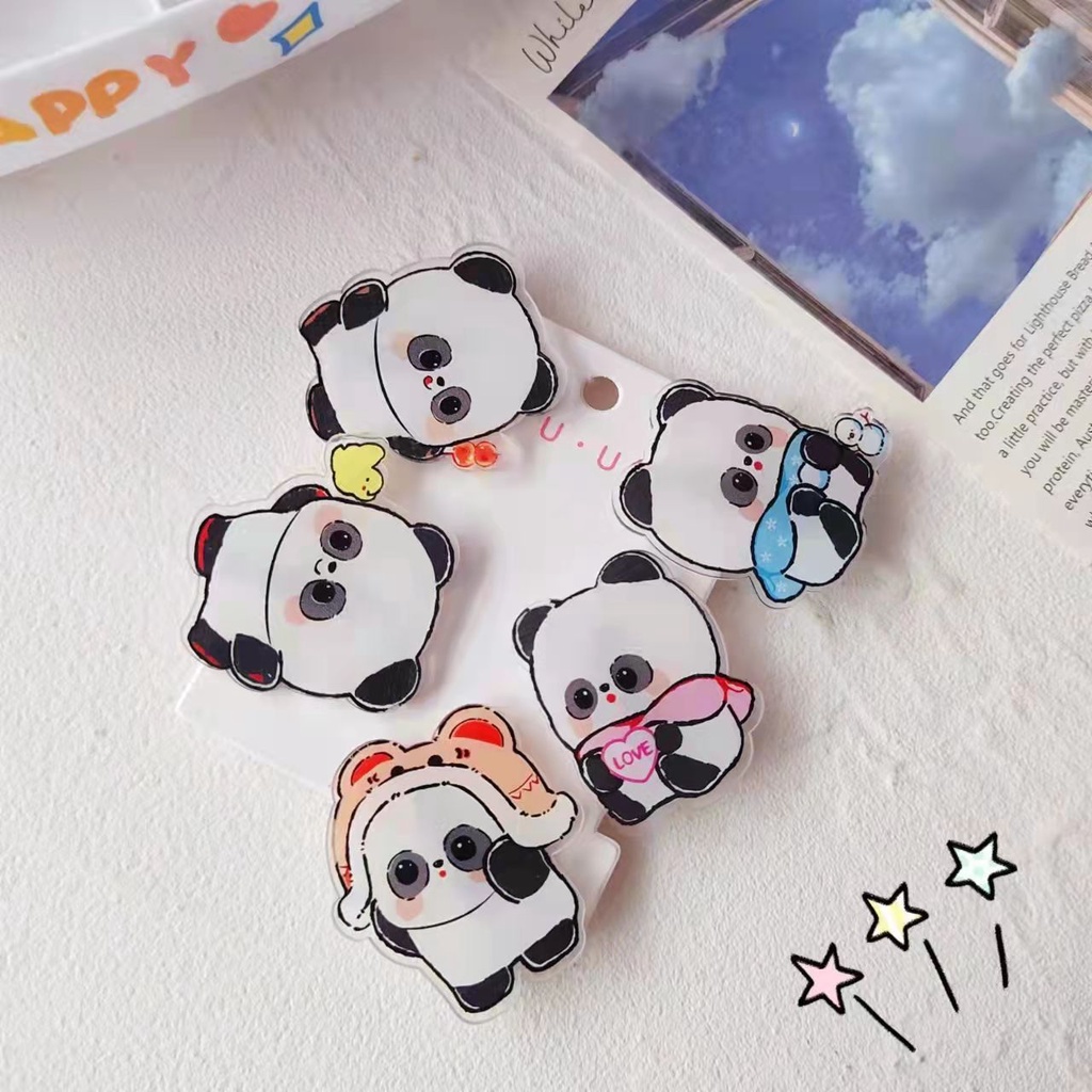 Kẹp Tóc Hình Gấu Trúc Nhỏ Nhắn Dễ Phối Đồ Thời Trang 2022