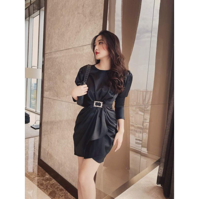 Đầm dự tiệc chéo tà Ai Cập