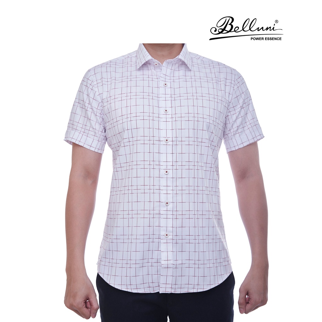 Áo sơ mi nam BELLUNI ngắn tay - ANS.BPS.BE.204.R2