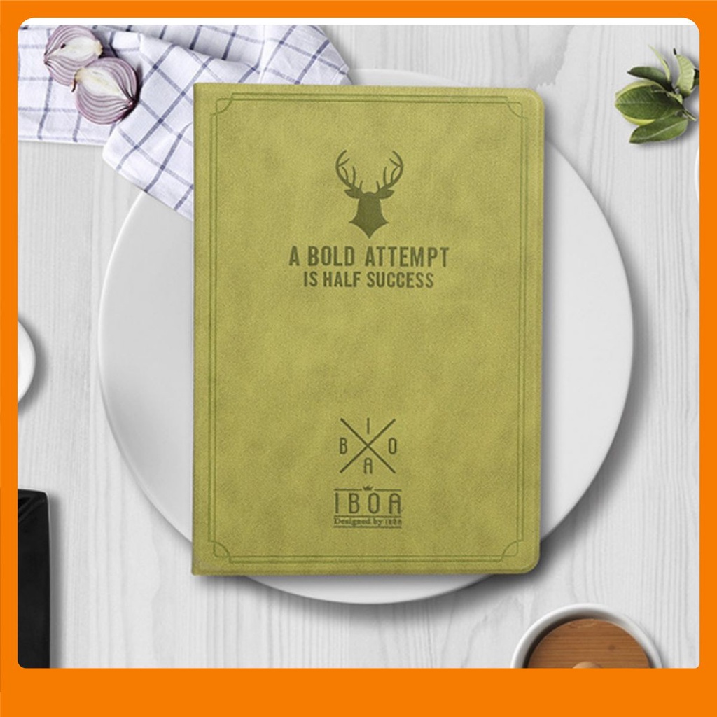 Bao Da ốp iPad các loại Dập Nổi Logo Đầu Hươu da lộn cao cấp