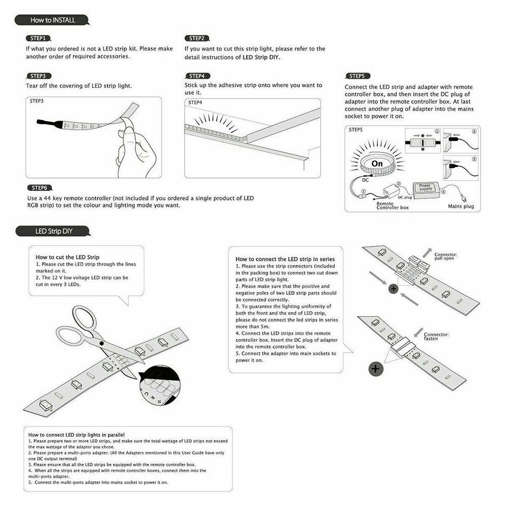 LONTIME Cuộn Dây Đèn LED 5M 5050 SMD