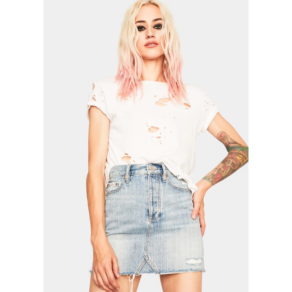 Chân váy jeans Daz xuất xịn