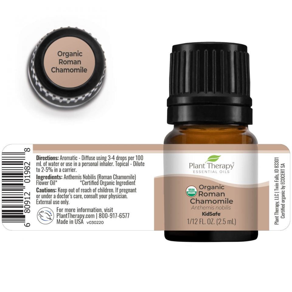 Plant Therapy - Tinh Dầu hữu cơ Cúc La Mã  - Organic Kidsafe essential oil