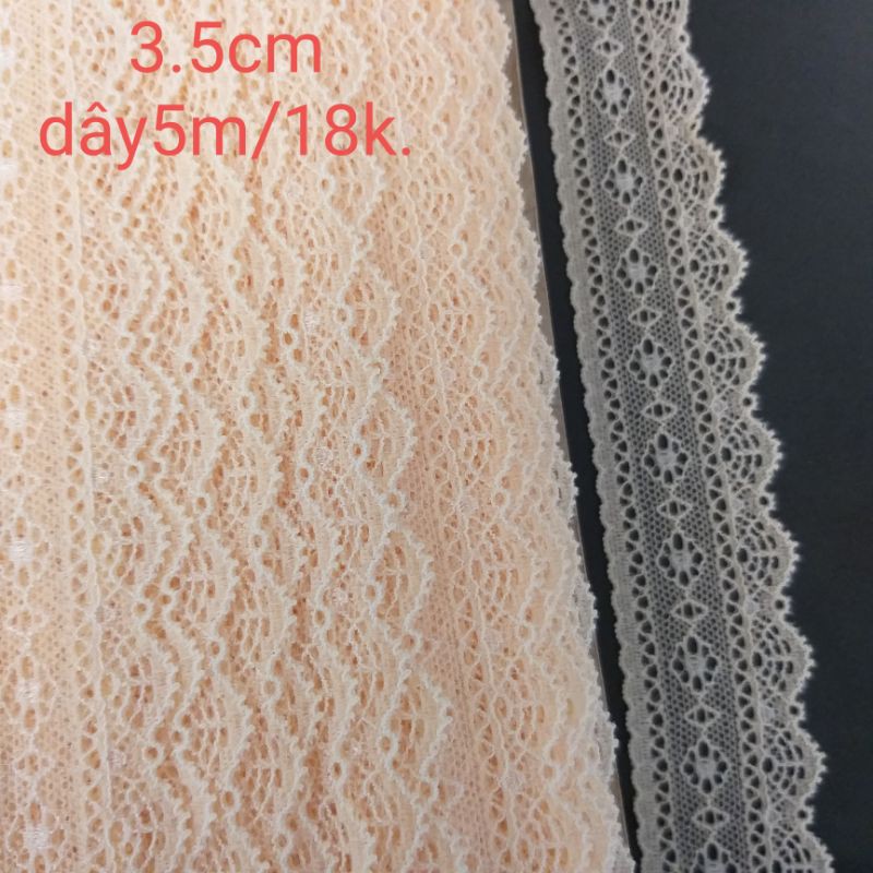 Ren thun viền trang trí , size 2.5cm đến 4cm