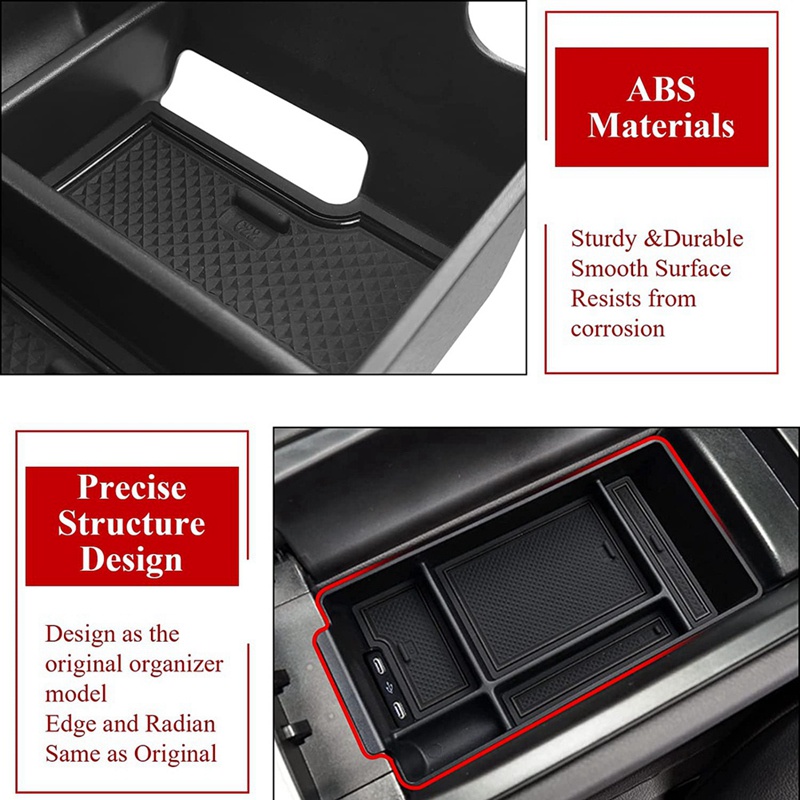 Khay Đựng Vật Dụng Bệ Tỳ Tay Xe Hơi Mercedes Benz C Class W206 C200 C220 2022