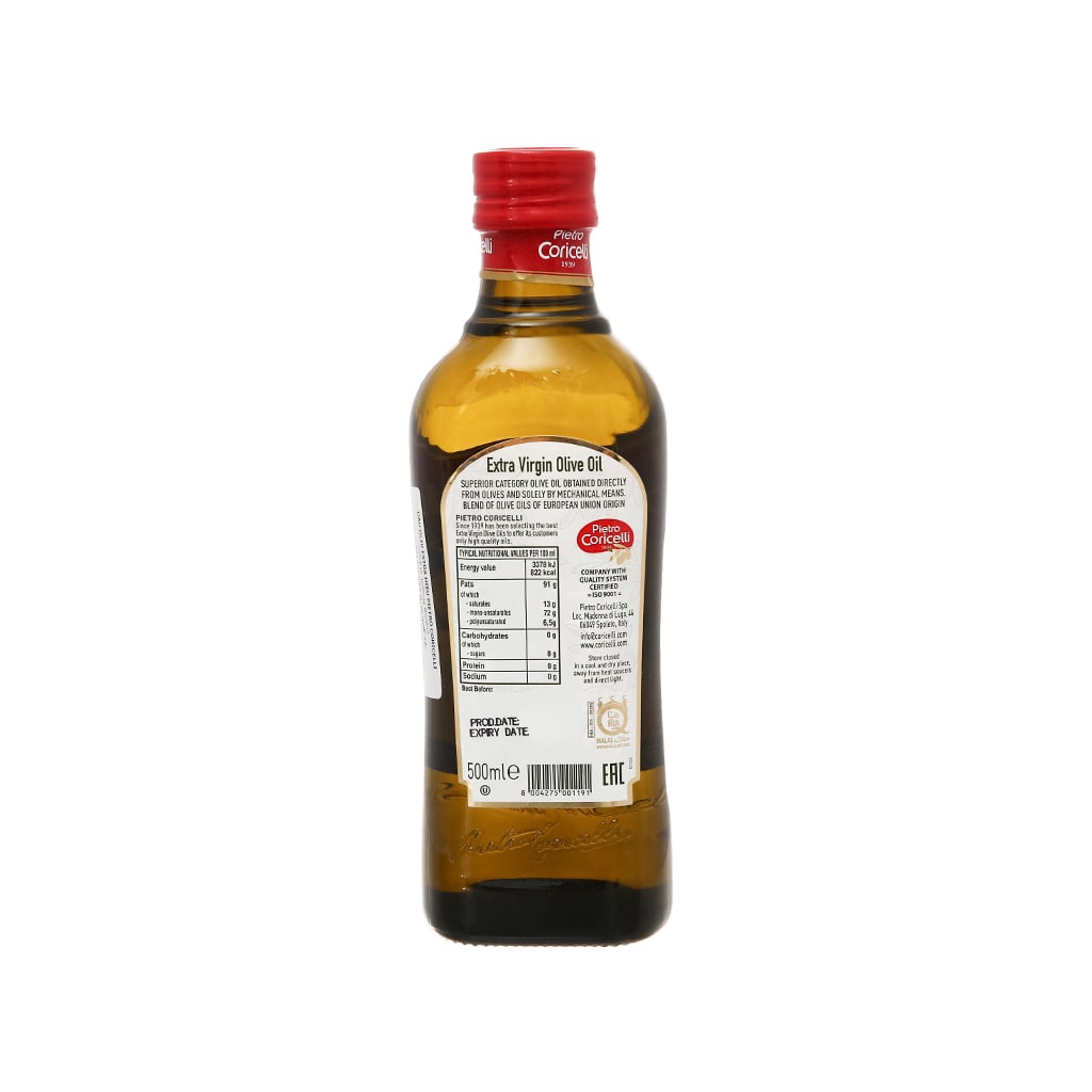 Dầu olive extra Pietro Coricelli chai 500ml