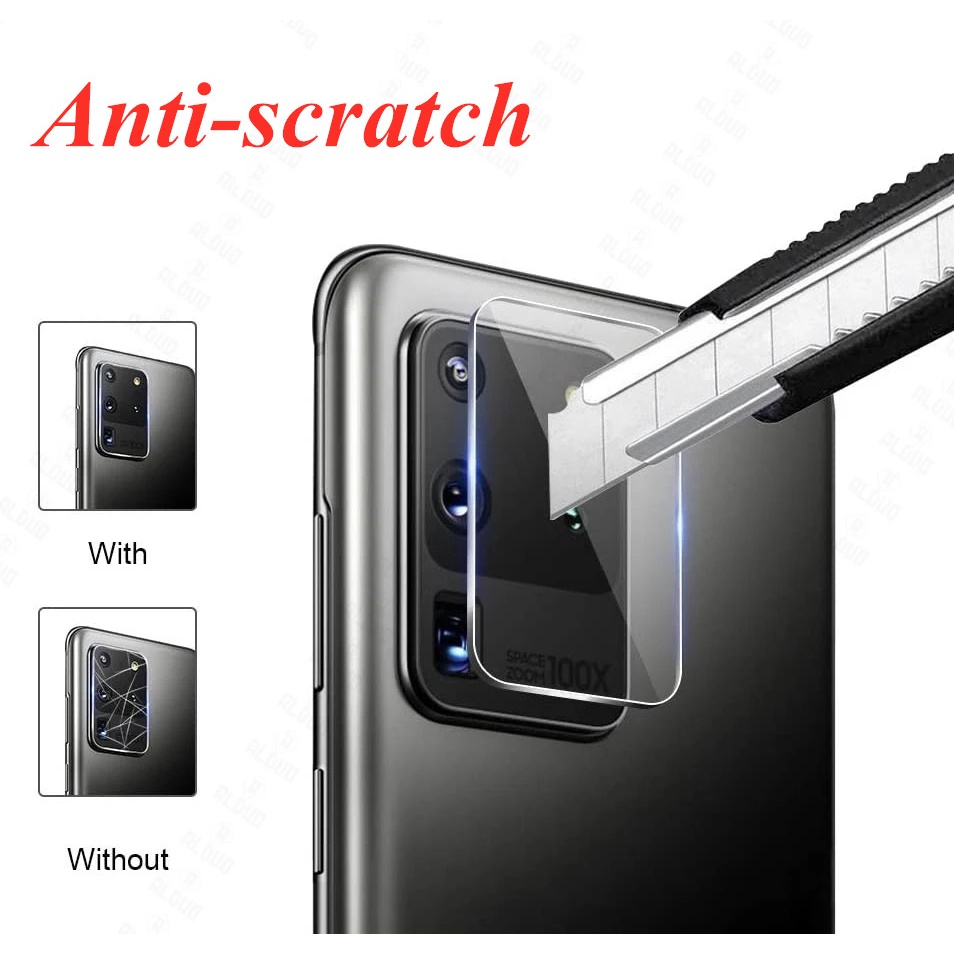 Kính Cường Lực Bảo Vệ Camera Cho Samsung Galaxy A21S A32 S20 FE S21 Ultra Note 20 Note 20 Ultra A02 A72