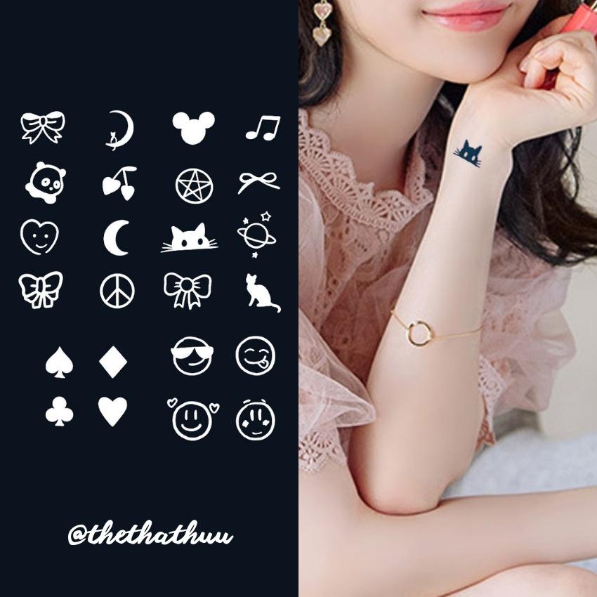 Hình Xăm Tạm Thời Thảo Dược 15 Ngày Không Thấm Nước Mồ Hôi Thethathuu HC024