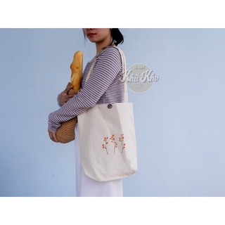 TOTE BAG - TÚI VẢI HANDMADE vẽ tay không phai ảnh shop tự chụp