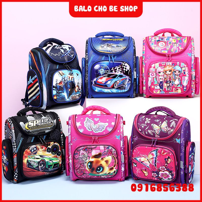 lẻ bằng sỉ  Balo chống gù cho bé gái tiểu học, cặp sách chống gù lưng cho học sinh cấp 1 BL