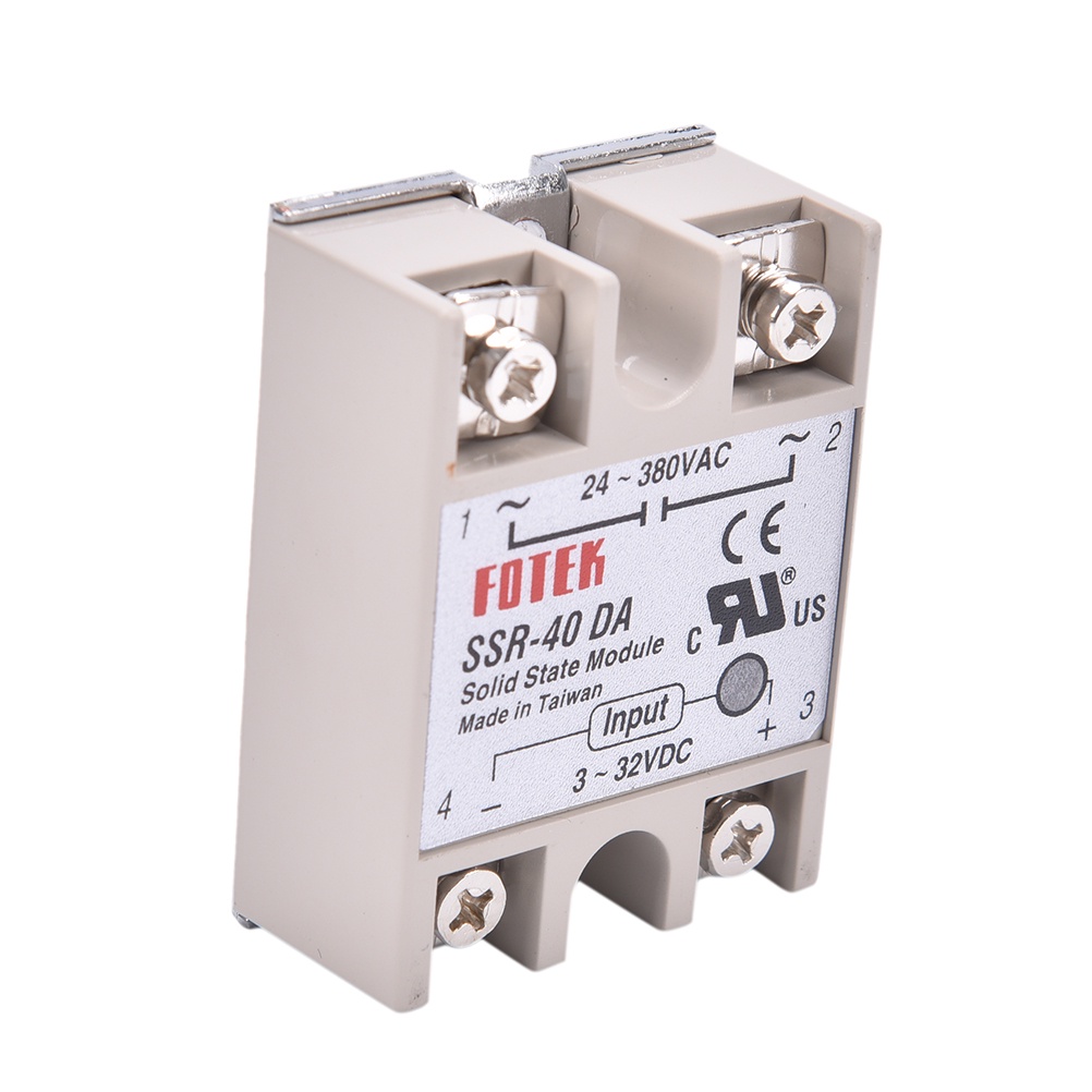 Rơ Le Công Nghiệp SSR 40A Với Bộ Điều Khiển SSR-40DA 40A DC