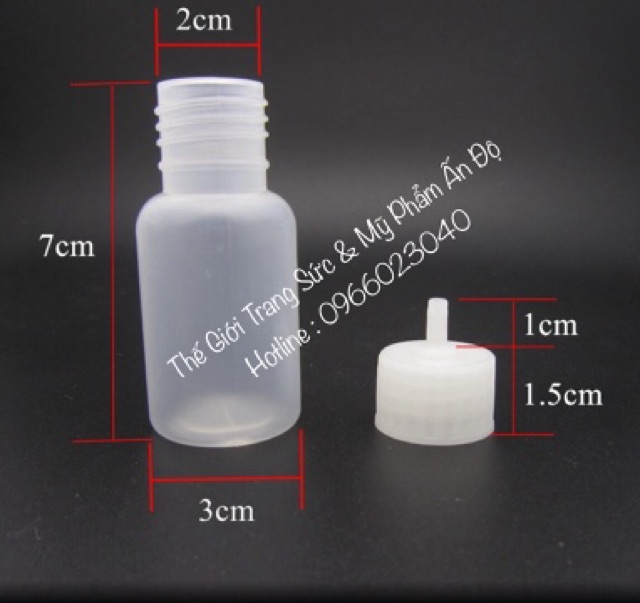 Bình Đựng Mực Henna - Khuôn Vẽ Henna