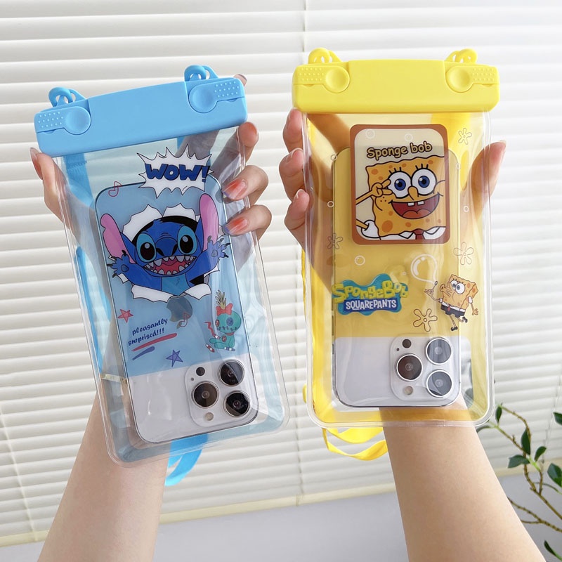 Túi PVC Trong Suốt Chống Thấm Nước Đeo Chéo Đựng Điện Thoại 6.7 Inch Ốp