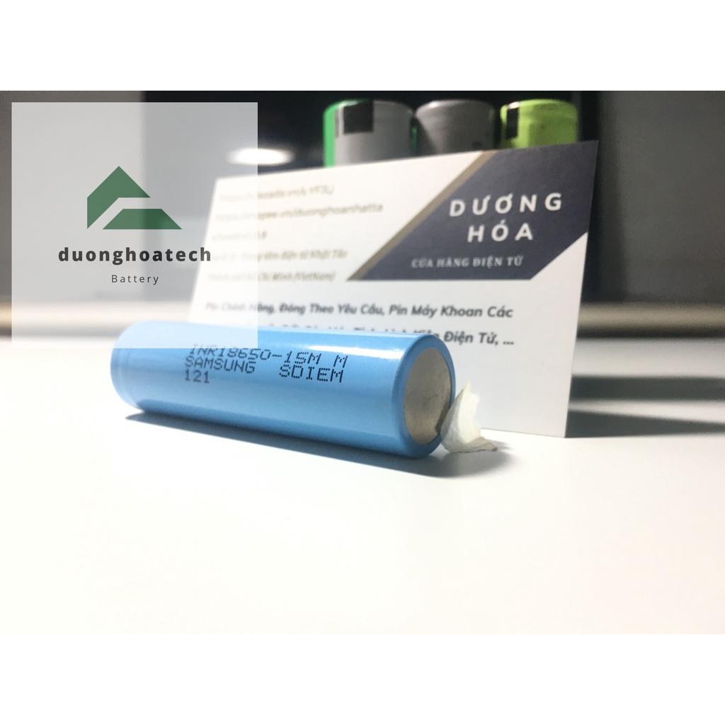 Cell Pin 18650 SAMSUNG INR 15M 1500mAh - Dòng Xả 25A