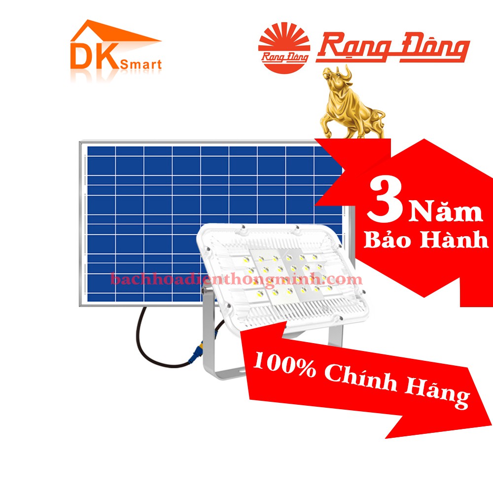 [Rạng Đông] Đèn LED Chiếu Pha Năng Lượng Mặt Trời Rạng Đông CP01SL/40W Màu Trắng, Bảo Hành 3 Năm - Hàng Chính Hãng