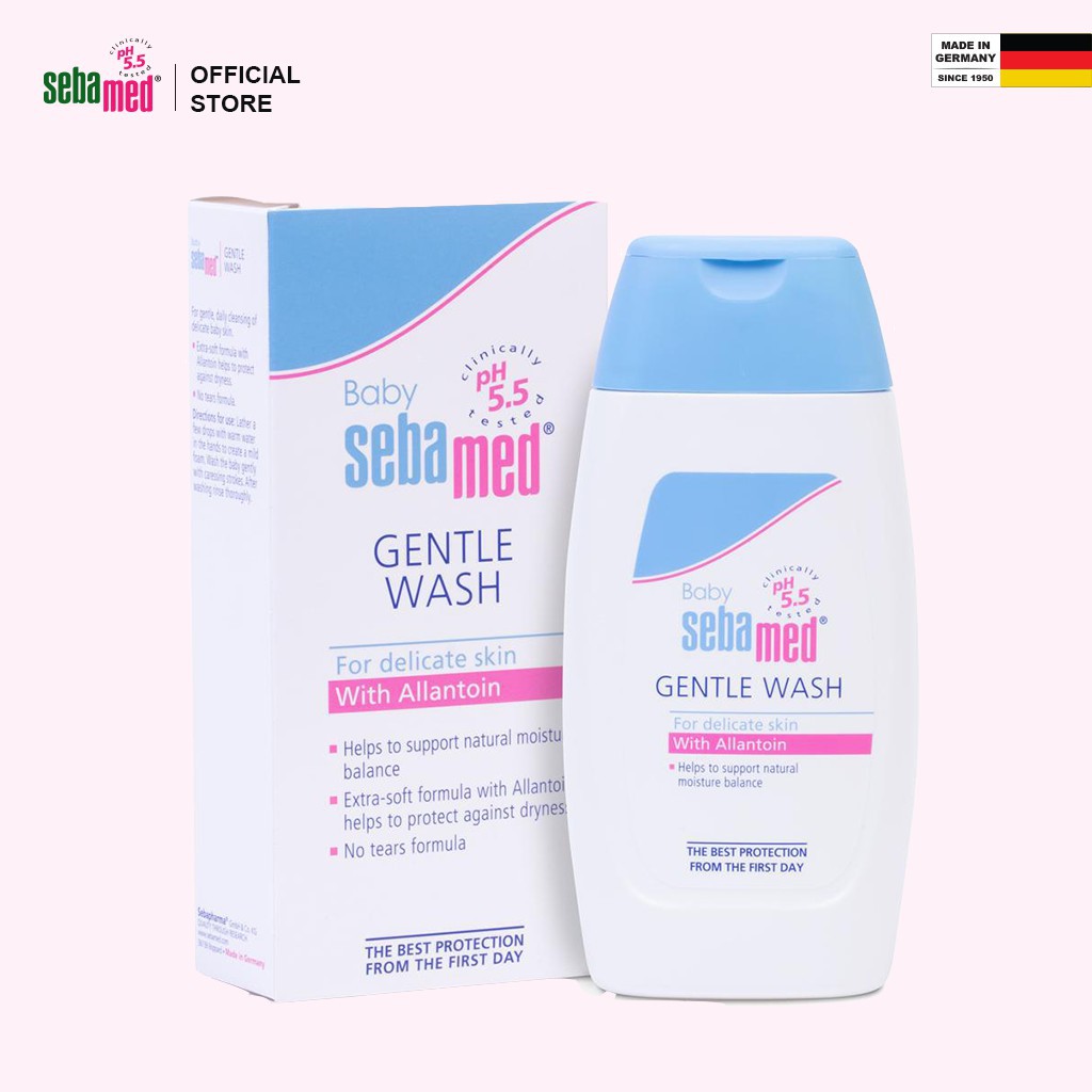 Sữa tắm gội toàn thân cho bé newborn Sebamed pH5.5  [Nhập Khẩu Chính Hãng]