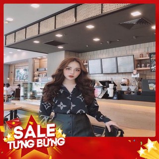Bán sỉ áo sơ mi hoạ tiết "eo vi " cho nữ -hàng nhập khẩu