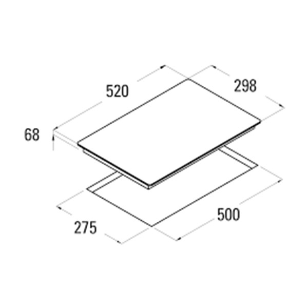 Bếp Từ Cata IB 302 BK Domino / IB 3102 BK Domino